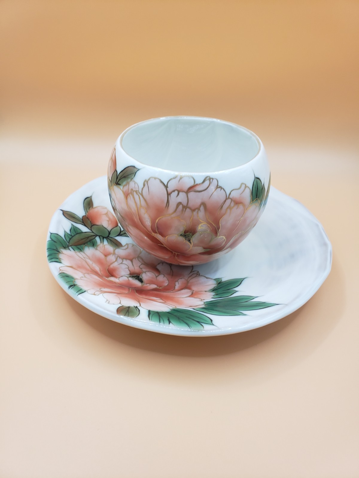OUTLET SALE- 訳あり品など大放出 京焼/清水焼 陶あん作 ティーセット （華やかさ一番の京焼 その他