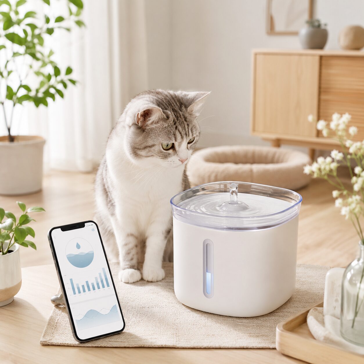 猫用スマート給水器・飲水量管理グッズの選び方