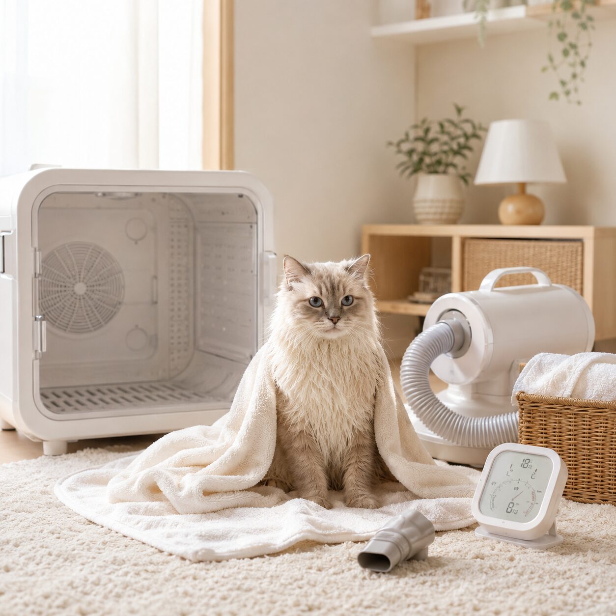 猫用ペットドライヤー・ドライルームの選び方