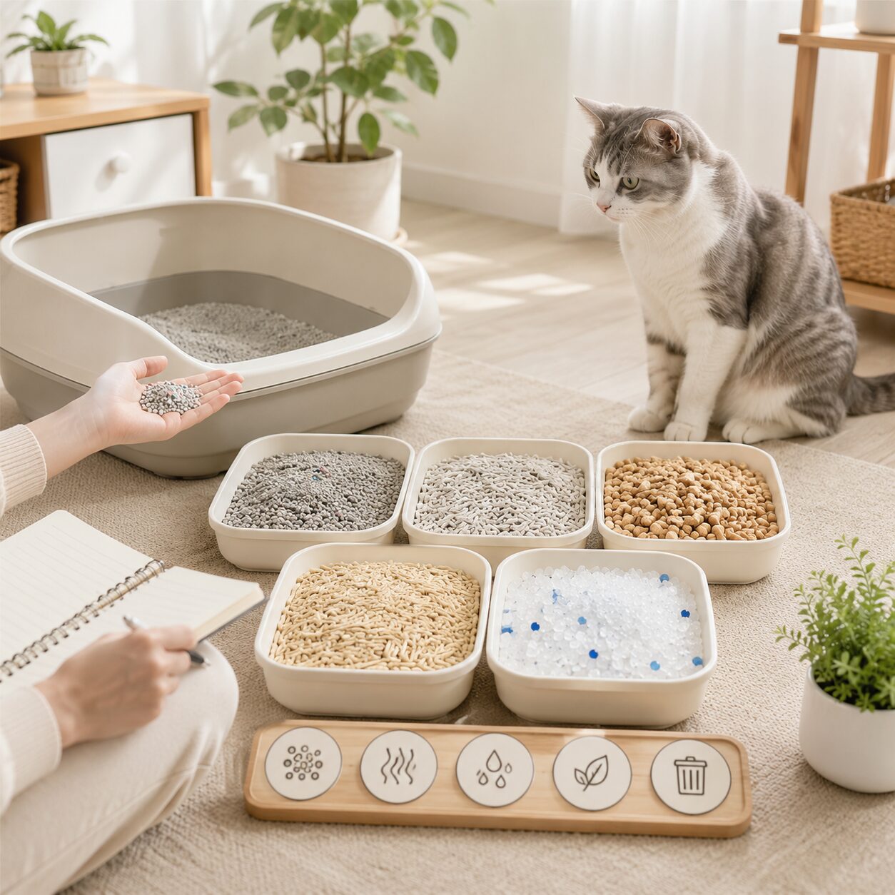 猫用トイレ砂・猫砂の選び方