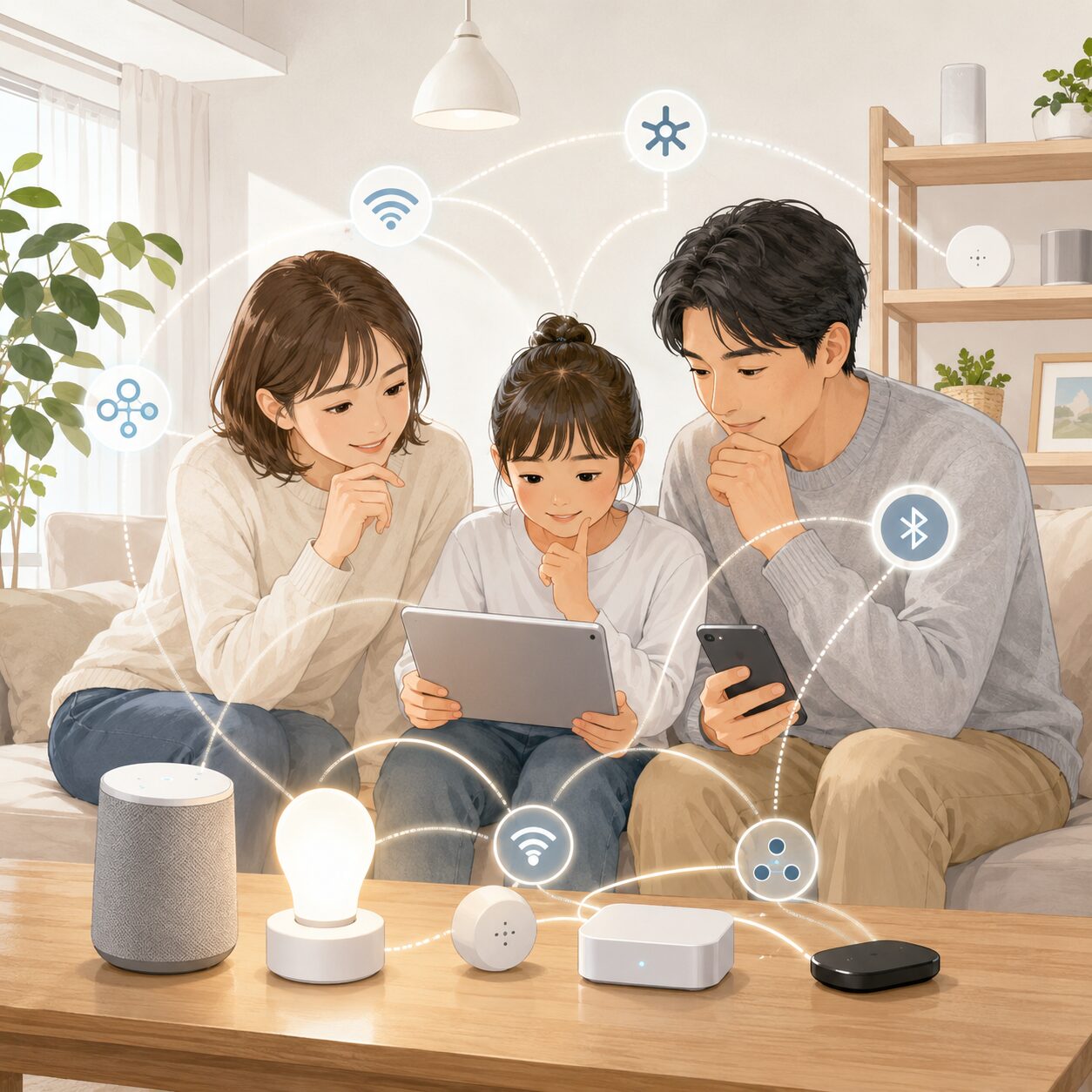 スマートホーム規格の違い｜Matter・Wi-Fi・Bluetooth入門