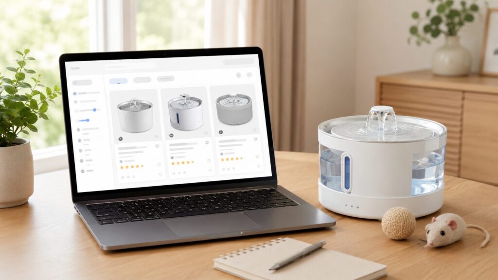 Amazon・楽天などで猫用自動給水器を比較検討