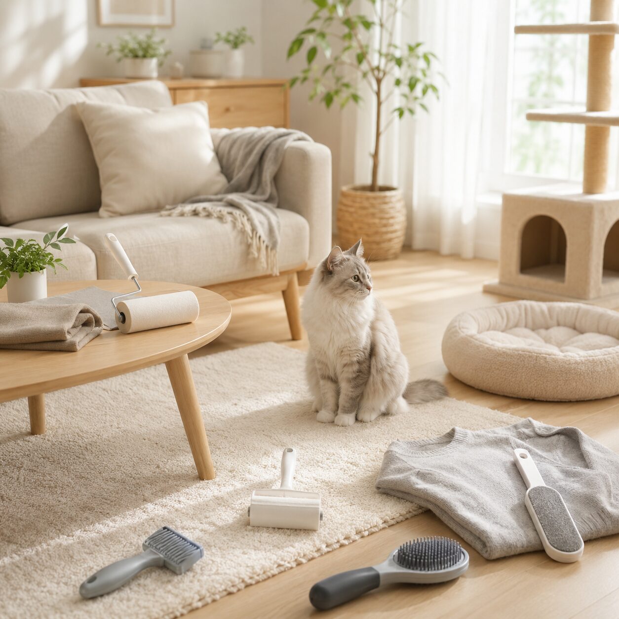 猫用抜け毛掃除ローラー・ペット用掃除用品の選び方