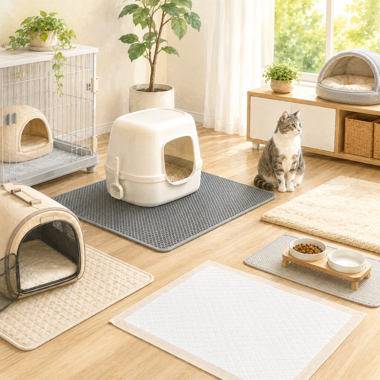 猫用ペットシーツ・防水マットの選び方