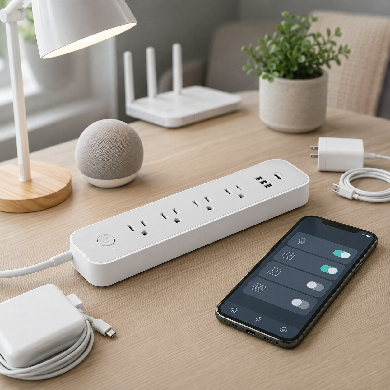 スマート電源タップ・Wi-Fi電源タップの選び方｜口数・個別操作・定格・USB・アプリの注意点