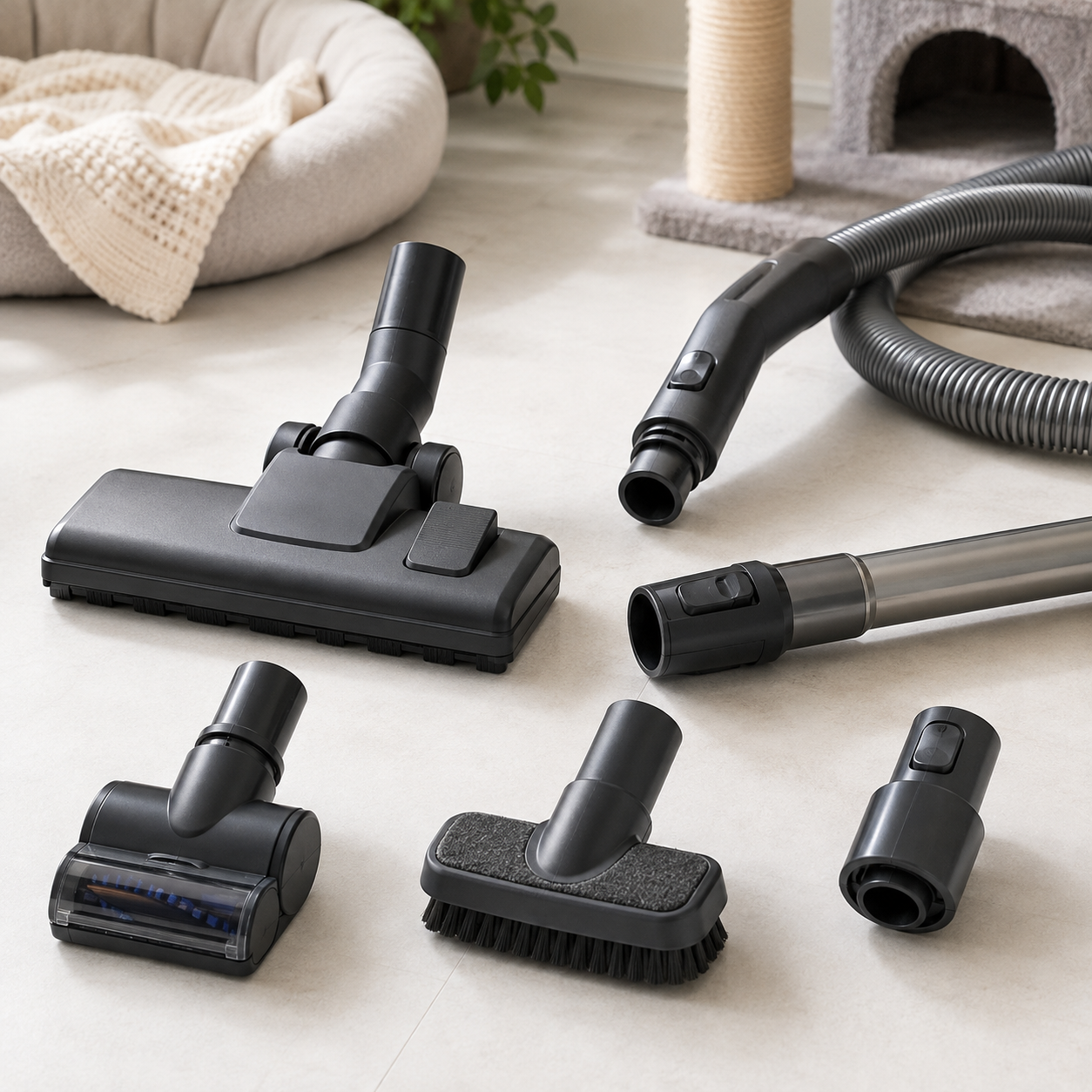 猫のいる家庭向けペット用掃除機ヘッド・毛取りノズルの選び方｜対応機種・接続方式・ブラシ形状・床材・布製品・お手入れを確認する抜け毛掃除用品入門