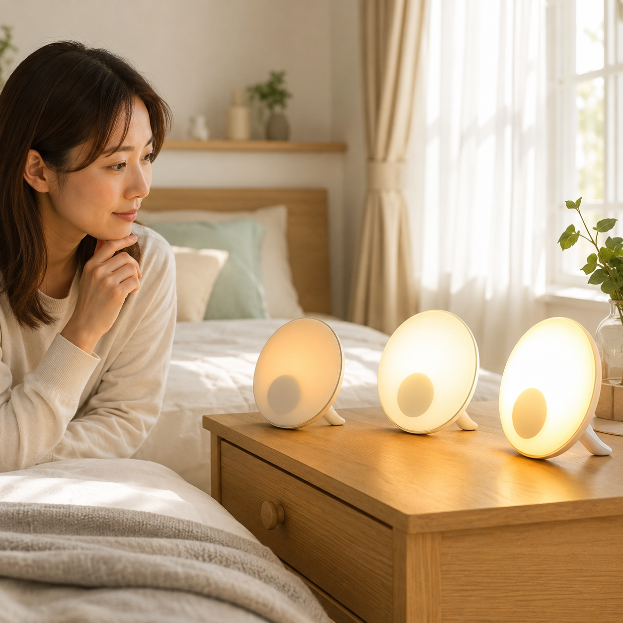 光目覚まし時計の明るさ・調光機能｜購入前の確認ポイント